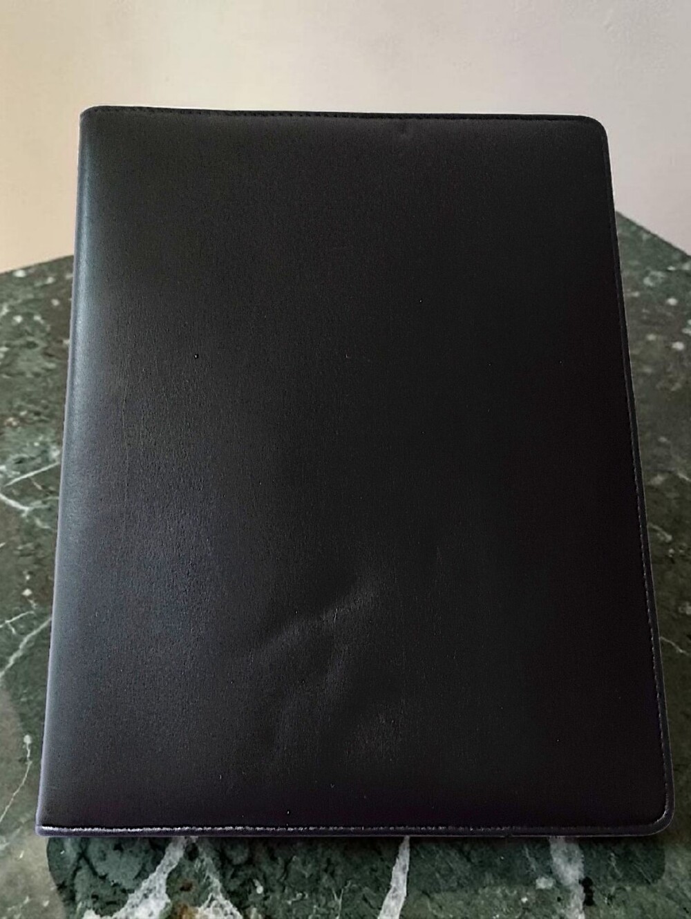 Buxton‎ Leather Padfolio Portfolio Folder Organizer Refillable Notepad Black